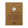 Fashion Jewelry Chain Cat footprints animal love Necklace For Women Style 061