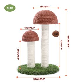 Luxury Cat Tree House Tower with Cabinet Solid Wood Cat Tree Posting Toy Multi-Level Kitten Cat Condo rascador gato arbre à chat (Color: AMT0125BN, size: as picture)