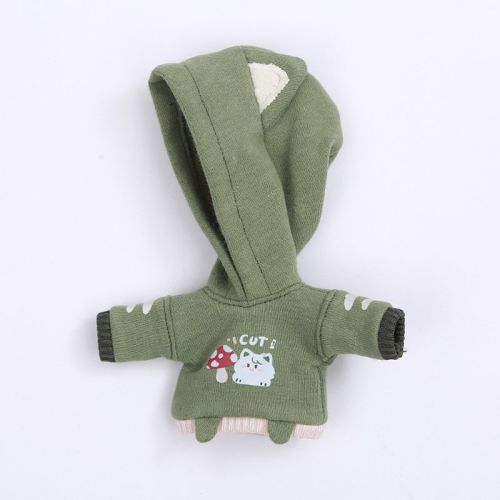 OB11 Clothes Cat Hooded Sweater Coat Shoes for Obitsu11, Molly Doll Apparel, GSC, YMY Body, 1/12bjd Doll Clothes Accessories