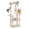 Large Cat Tree with Scratching Posts Soft Condo Scraper for Cats Multi-Level Cat Tower for Indoor Cat Accessories Pet Cat Toys