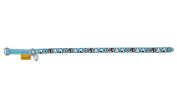 Touchcat Bell-Chime Designer Rubberized Cat Collar w/ Stainless Steel Hooks