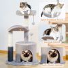 Cat Tree with Natural Sisal Rope Cat Toys for Indoor
